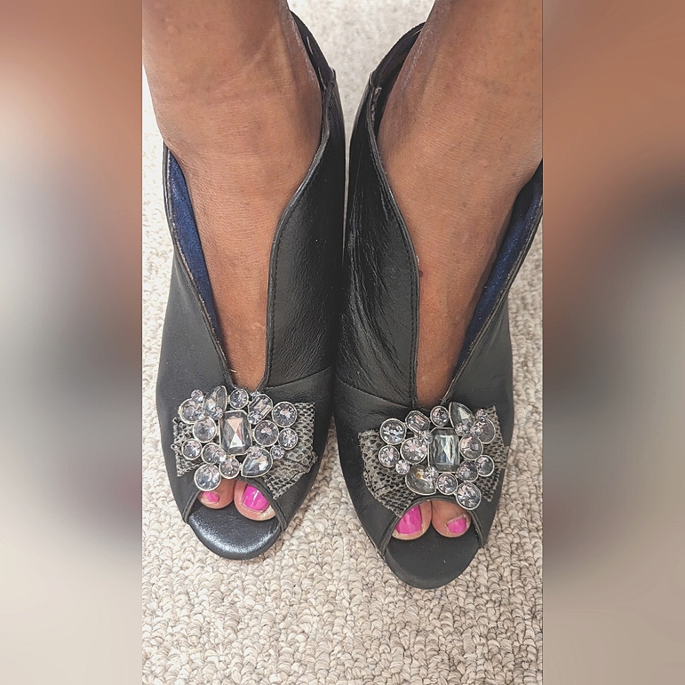 Black beautiful heels